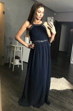 Load image into Gallery viewer, EVA &amp; LOLA DRESS NAVY 44009-1