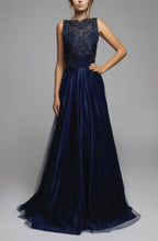 Load image into Gallery viewer, SOKY SOKA  DRESS NAVY BLUE 62003-2