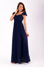 Load image into Gallery viewer, EVA&amp;LOLA  DRESS NAVY BLUE 51006-2