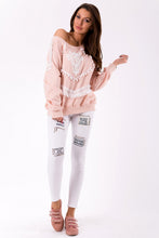 Load image into Gallery viewer, SWEATER - LIGHT PINK 46003-1