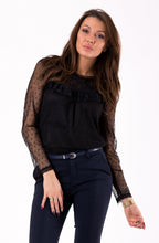 Load image into Gallery viewer, BLOUSE -BLACK 46041-2