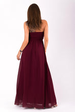 Load image into Gallery viewer, EVA&amp;LOLA  DRESS eggplant 51009-2