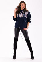 Load image into Gallery viewer, JACKET - NAVY BLUE 46005-1