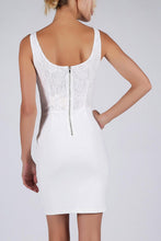 Load image into Gallery viewer, SOKY SOKA  DRESS WHITE 53018-1