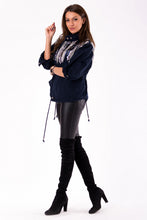 Load image into Gallery viewer, JACKET - NAVY BLUE 46005-1