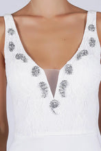 Load image into Gallery viewer, SOKY SOKA  DRESS WHITE 53018-1