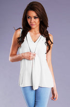 Load image into Gallery viewer, DROLE DE COPINE TOP - WHITE 8617-2