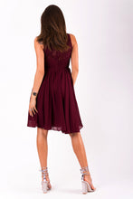 Load image into Gallery viewer, EVA&amp;LOLA  DRESS eggplant 51003-2