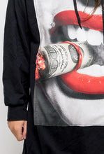 Load image into Gallery viewer, OVERSIZE DRESS / SWEATSHIRT BLACK 61006-1