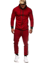 Load image into Gallery viewer, SWEAT SUIT MAN- RED 52007-2