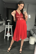 Load image into Gallery viewer, PINK BOOM  DRESS - RED 44016-1