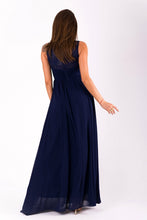 Load image into Gallery viewer, EVA&amp;LOLA  DRESS NAVY BLUE 51004-2