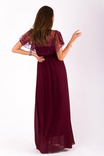 Load image into Gallery viewer, EVA&amp;LOLA  DRESS eggplant 51007-1