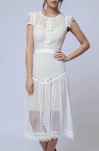 Load image into Gallery viewer, SOKY SOKA  DRESS WHITE 57003-3
