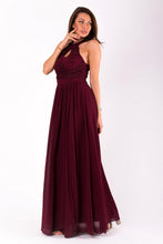 Load image into Gallery viewer, EVA&amp;LOLA  DRESS eggplant 51009-2
