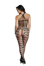 Load image into Gallery viewer, BACI BODYSTOCKING BLACK PATTERNED 50008-13