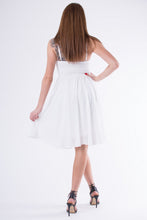 Load image into Gallery viewer, EVA &amp; LOLA DRESS WHITE 58007-4