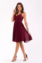 Load image into Gallery viewer, EVA&amp;LOLA  DRESS eggplant 46039-3