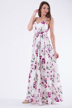 Load image into Gallery viewer, EVA &amp; LOLA FLOWERS DRESS WHITE 58008-3