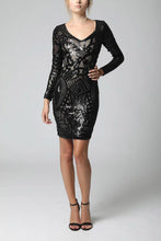 Load image into Gallery viewer, SOKY SOKA  DRESS BLACK 62007-3