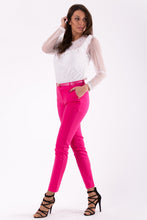 Load image into Gallery viewer, TROUSERS+BELT -FUSHIA46010-1