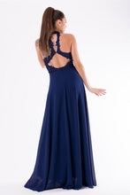 Load image into Gallery viewer, EVA &amp; LOLA DRESS NAVY BLUE 54003-1