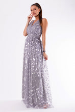 Load image into Gallery viewer, EVA &amp; LOLA DRESS GREY 54001-2