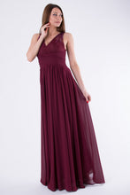 Load image into Gallery viewer, EVA &amp; LOLA DRESS eggplant 58003-1