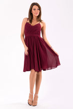 Load image into Gallery viewer, EVA&amp;LOLA  DRESS eggplant 46039-3