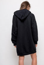 Load image into Gallery viewer, OVERSIZE DRESS / SWEATSHIRT BLACK 61006-1
