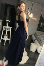 Load image into Gallery viewer, EVA &amp; LOLA DRESS NAVY 44003-2
