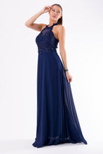 Load image into Gallery viewer, EVA &amp; LOLA DRESS NAVY BLUE 54003-1