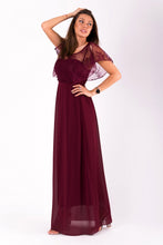 Load image into Gallery viewer, EVA&amp;LOLA  DRESS eggplant 51007-1