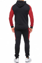 Load image into Gallery viewer, SWEAT SUIT MAN- BLACK-RED 47008-1