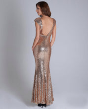 Load image into Gallery viewer, SOKY SOKA DRESS GOLD 53009-1