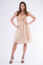 Load image into Gallery viewer, EVA &amp; LOLA DRESS GOLD 58006-2