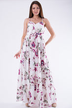 Load image into Gallery viewer, EVA &amp; LOLA FLOWERS DRESS WHITE 58008-3