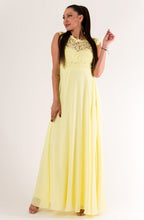 Load image into Gallery viewer, EVA &amp; LOLA DRESS NAVY YELLOW 60005-4
