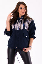 Load image into Gallery viewer, JACKET - NAVY BLUE 46005-1
