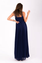 Load image into Gallery viewer, EVA&amp;LOLA  DRESS NAVY BLUE 51002-2