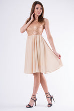 Load image into Gallery viewer, EVA &amp; LOLA DRESS GOLD 58006-2