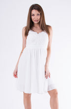 Load image into Gallery viewer, EVA &amp; LOLA DRESS WHITE 58007-4
