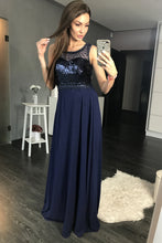 Load image into Gallery viewer, EVA &amp; LOLA DRESS NAVY 44005-2