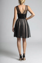 Load image into Gallery viewer, SOKY SOKA  DRESS BLACK-NUDE 600016-1