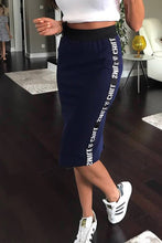 Load image into Gallery viewer, SKIRT NAVY BLUE 43003-4