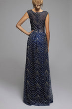 Load image into Gallery viewer, SOKY SOKA  DRESS NAVY BLUE 62001-2