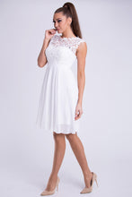 Load image into Gallery viewer, EVA &amp; LOLA DRESS WHITE 26012-4