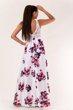 Load image into Gallery viewer, EVA &amp; LOLA FLOWERS DRESS WHITE 60006-1
